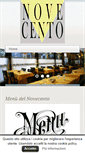 Mobile Screenshot of novecentoravizza.it